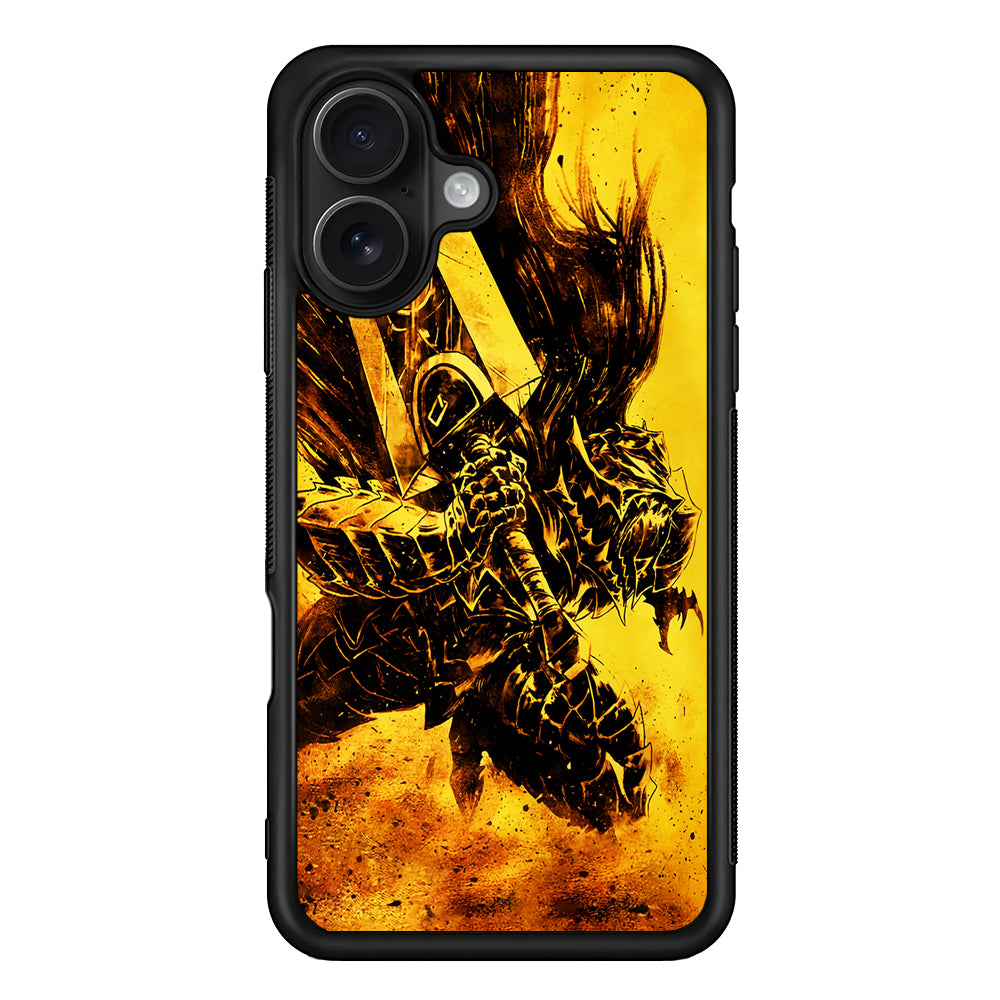 Guts Berserk Swordsman Comic iPhone 16 Case - Oxvistore