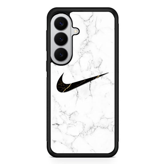 Nike Gold Line in Marble Samsung Galaxy S26 Case | Slim Samsung Galaxy S26 Rubber Case