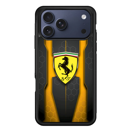 Ferrari Sweet Futuristic Shapes iPhone 17 Pro Max Case | Durable Rubber Case for iPhone 17 Pro Max