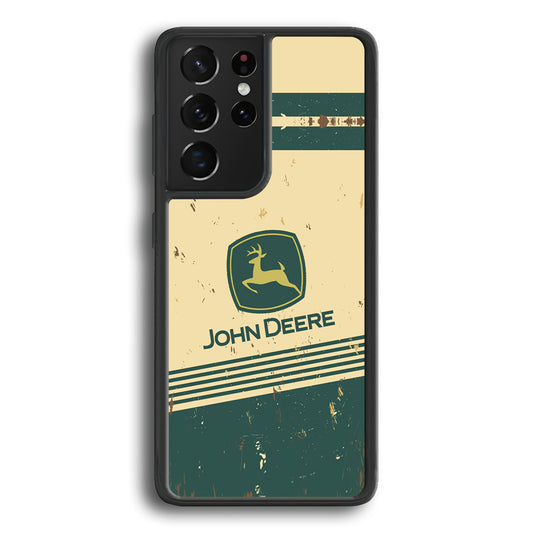 John Deere Retro Plaque Samsung Galaxy S23 Ultra Case | Slim Rubber Case for Samsung Galaxy S23 Ultra