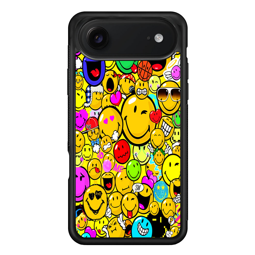 Smiley Face World Colorful iPhone 17 Air Case | Protective Case for iPhone 17 Air