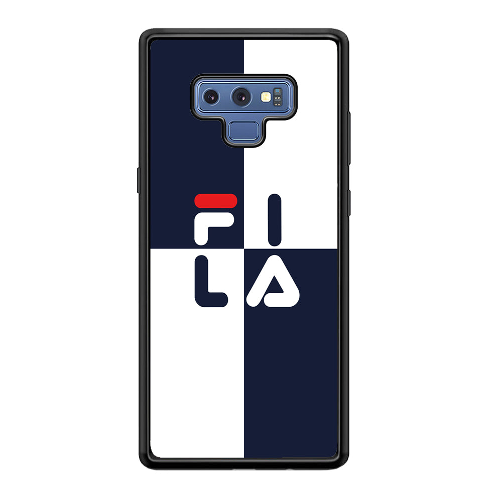 Fila Box Word Samsung Galaxy Note 9 Case | Slim Rubber Case for Samsung Galaxy Note 9