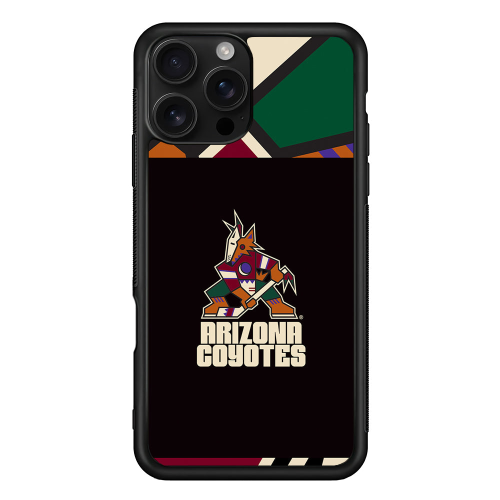 Arizona Coyotes Logo iPhone 16 Pro Case | Durable Protective Case for iPhone 16 Pro