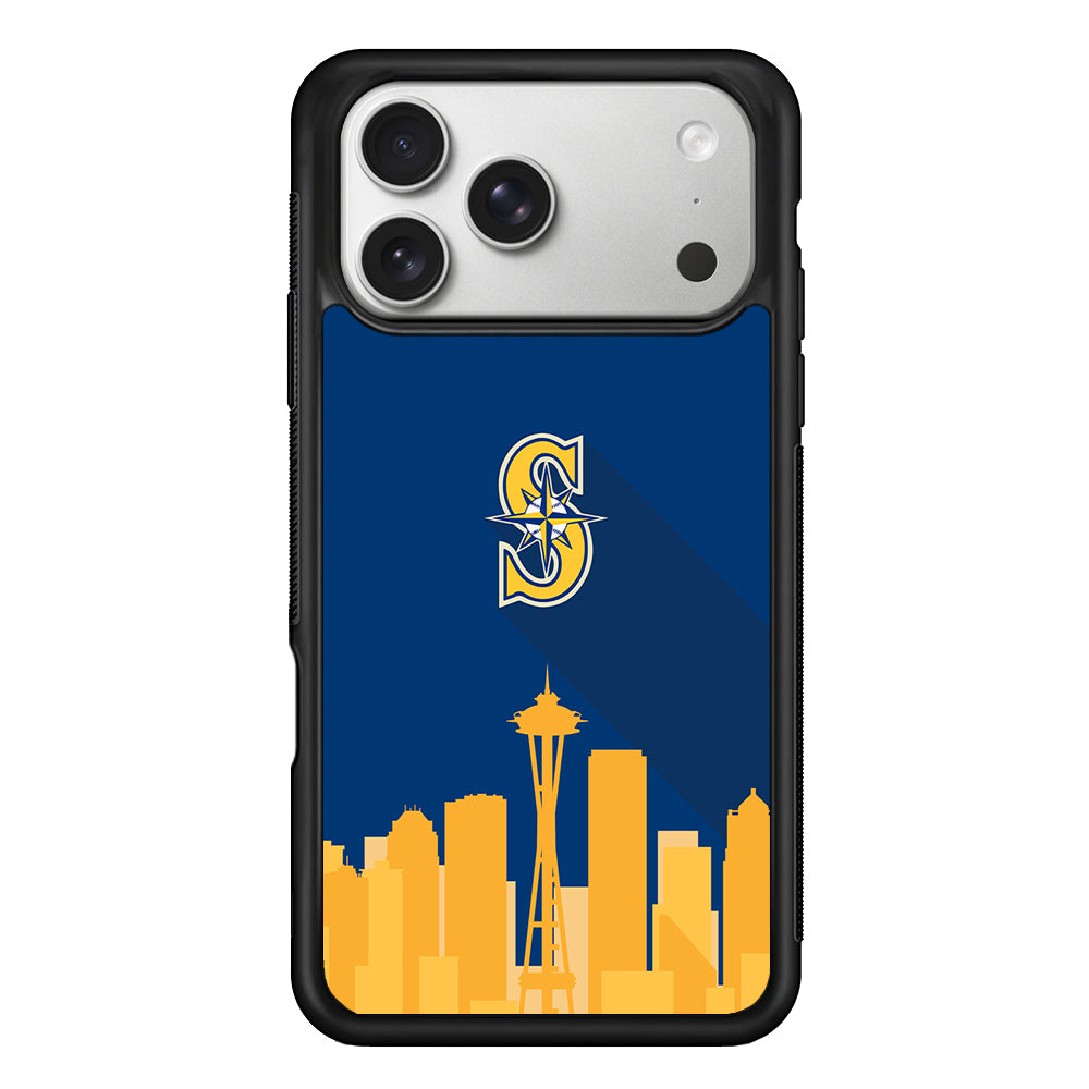 Seattle Mariners Logo iPhone 17 Pro Case | Slim Rubber Case for iPhone 17 Pro