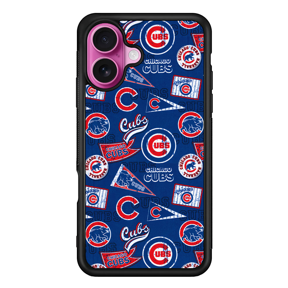 Chicago Cubs Retro iPhone 17 Case | Slim Protective Rubber Phone Cover
