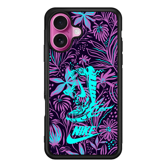 Nike Trial Forest Trip iPhone 17 Case - Slim Rubber Case for iPhone 17