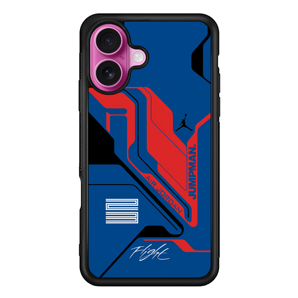 Air Jordan Cyber Line iPhone 17 Case - Slim Rubber Case for iPhone 17