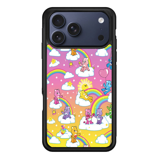 Care Bear Rainbow Pastel Trippy iPhone 17 Pro Max Case | Slim Protective Cover for iPhone 17 Pro Max