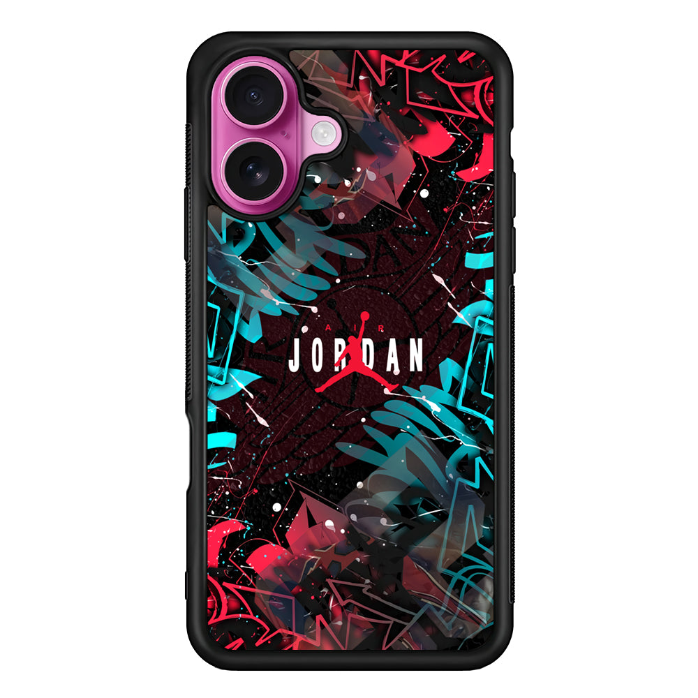 Air Jordan Beauty of Street Art iPhone 17 Case - Slim Rubber Case for iPhone 17