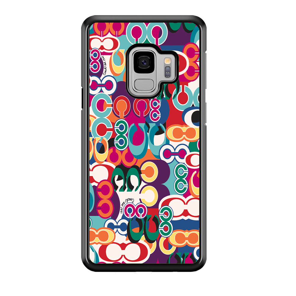 Coach Colorful Samsung Galaxy S9 Case | Slim Rubber Case for Samsung Galaxy S9