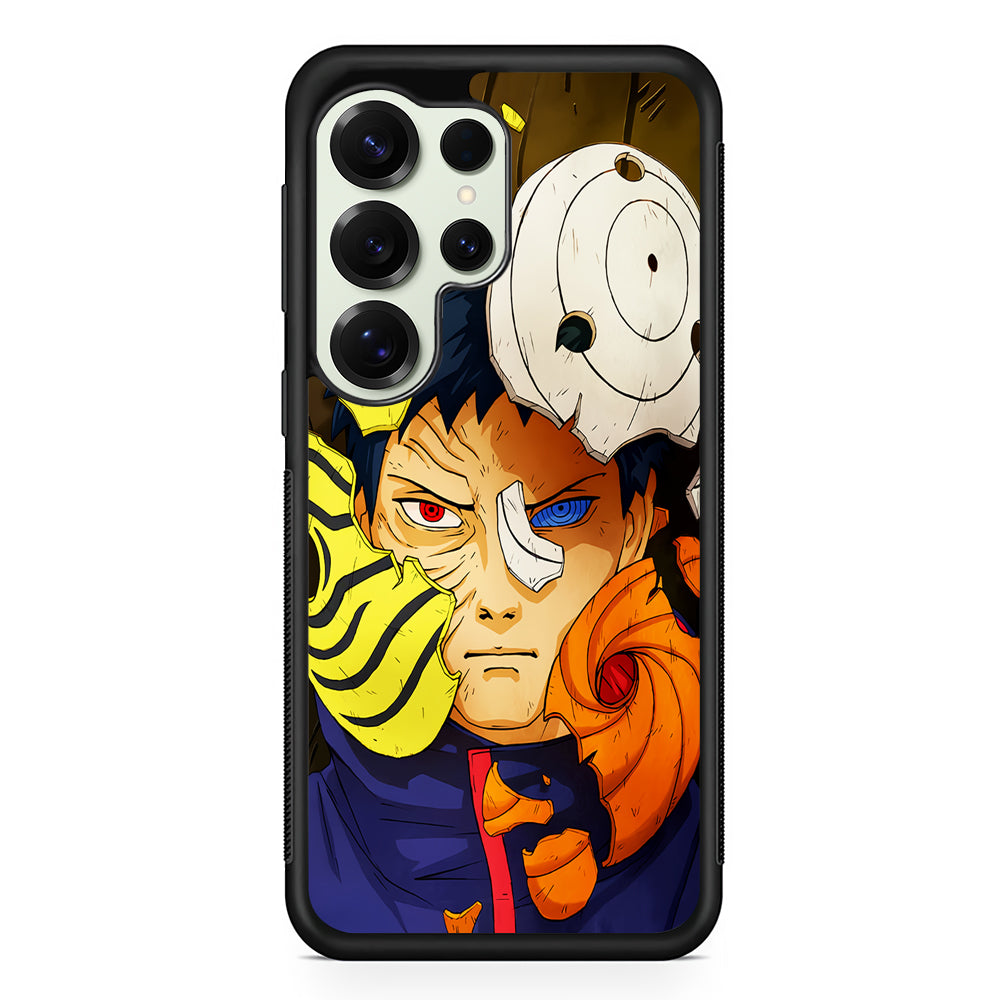 Uchiha Obito Broken Mask Samsung Galaxy S25 Ultra Case | Durable Rubber Case for Samsung Galaxy S25 Ultra