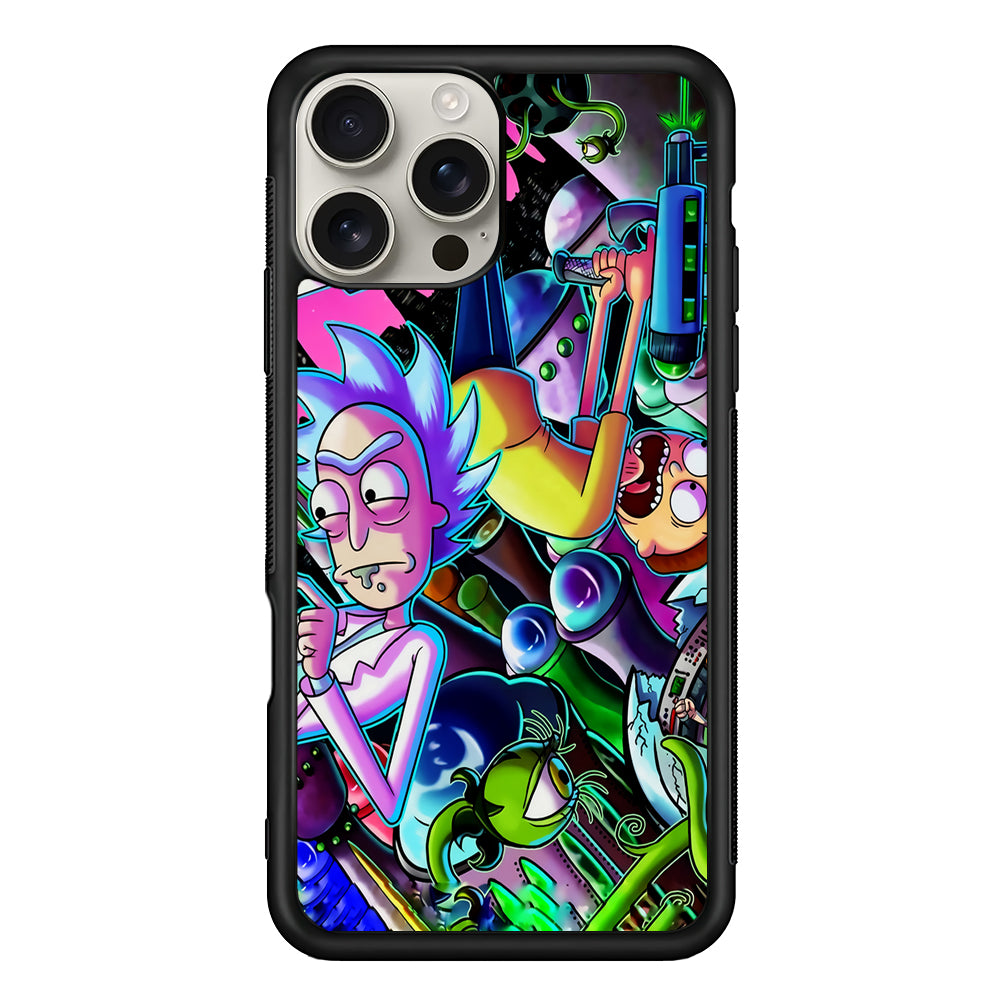 Rick and Morty Space Travel iPhone 16 Pro Max Case | Stylish Protective Case for iPhone 16 Pro Max