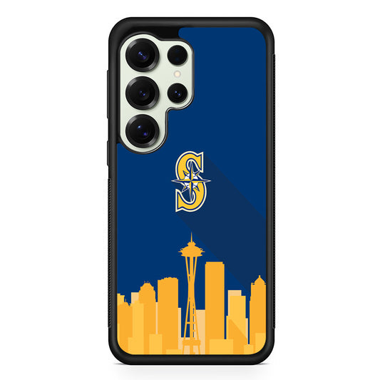 Seattle Mariners Logo Samsung Galaxy S25 Ultra Case | Durable Rubber Case for Samsung Galaxy S25 Ultra