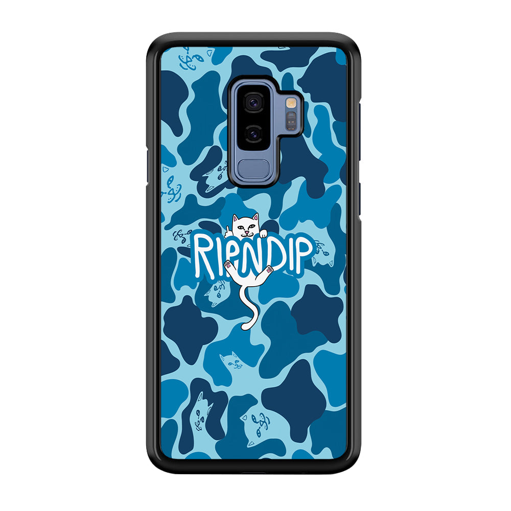 Rip N Dip Blue Camo Samsung Galaxy S9 Plus Case | Slim Rubber Case for Samsung Galaxy S9 Plus