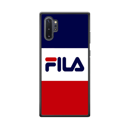 Fila Three Colors Samsung Galaxy Note 10 Plus Case | Slim Rubber Case for Samsung Galaxy Note 10 Plus