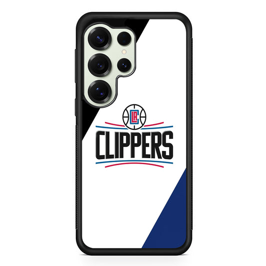 LA Clippers Logo Samsung Galaxy S25 Ultra Case | Durable Rubber Case for Samsung Galaxy S25 Ultra