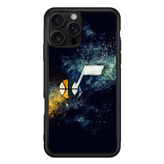 Utah Jazz Art iPhone 16 Pro Case | Durable Protective Case for iPhone 16 Pro