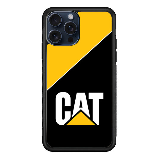 Caterpillar Power That Performs iPhone 15 Pro Max Case | Slim Rubber Case for iPhone 15 Pro Max