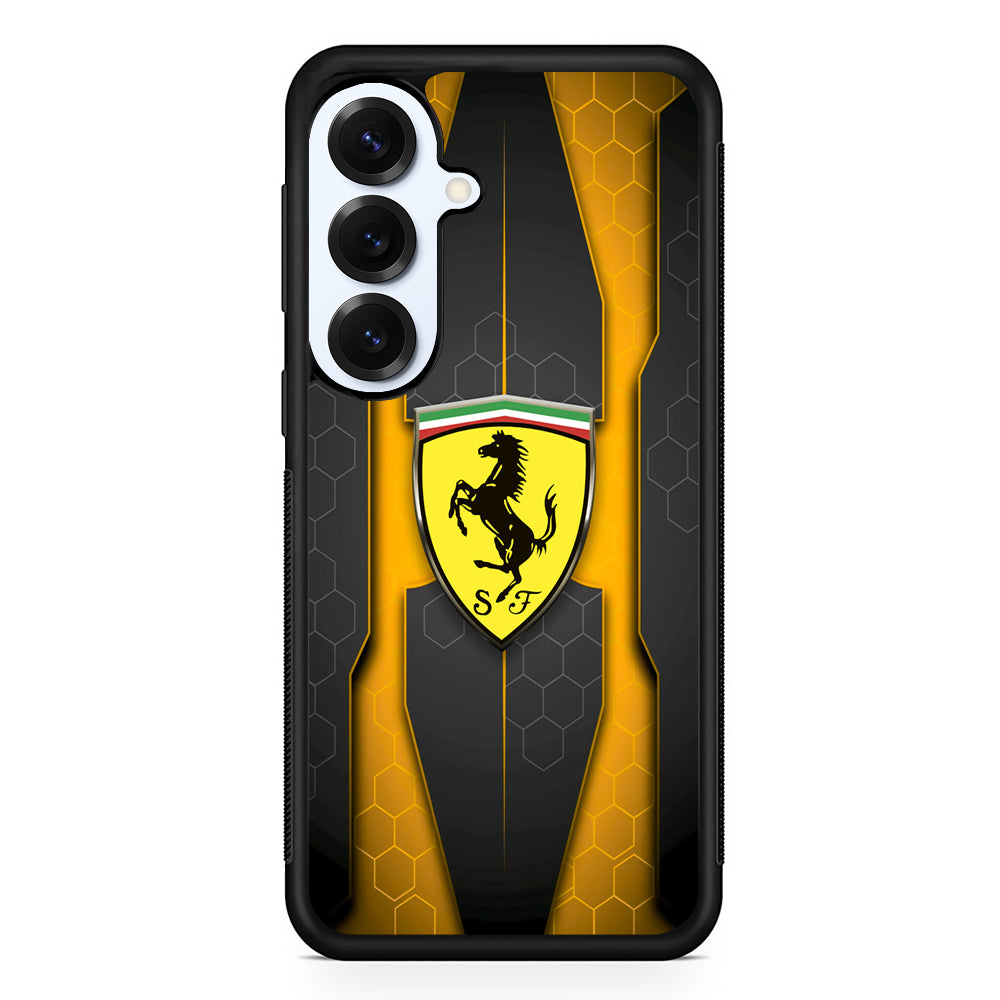 Ferrari Sweet Futuristic Shapes Samsung Galaxy S25 Plus Case | Durable Samsung Galaxy S25 Plus Phone Case