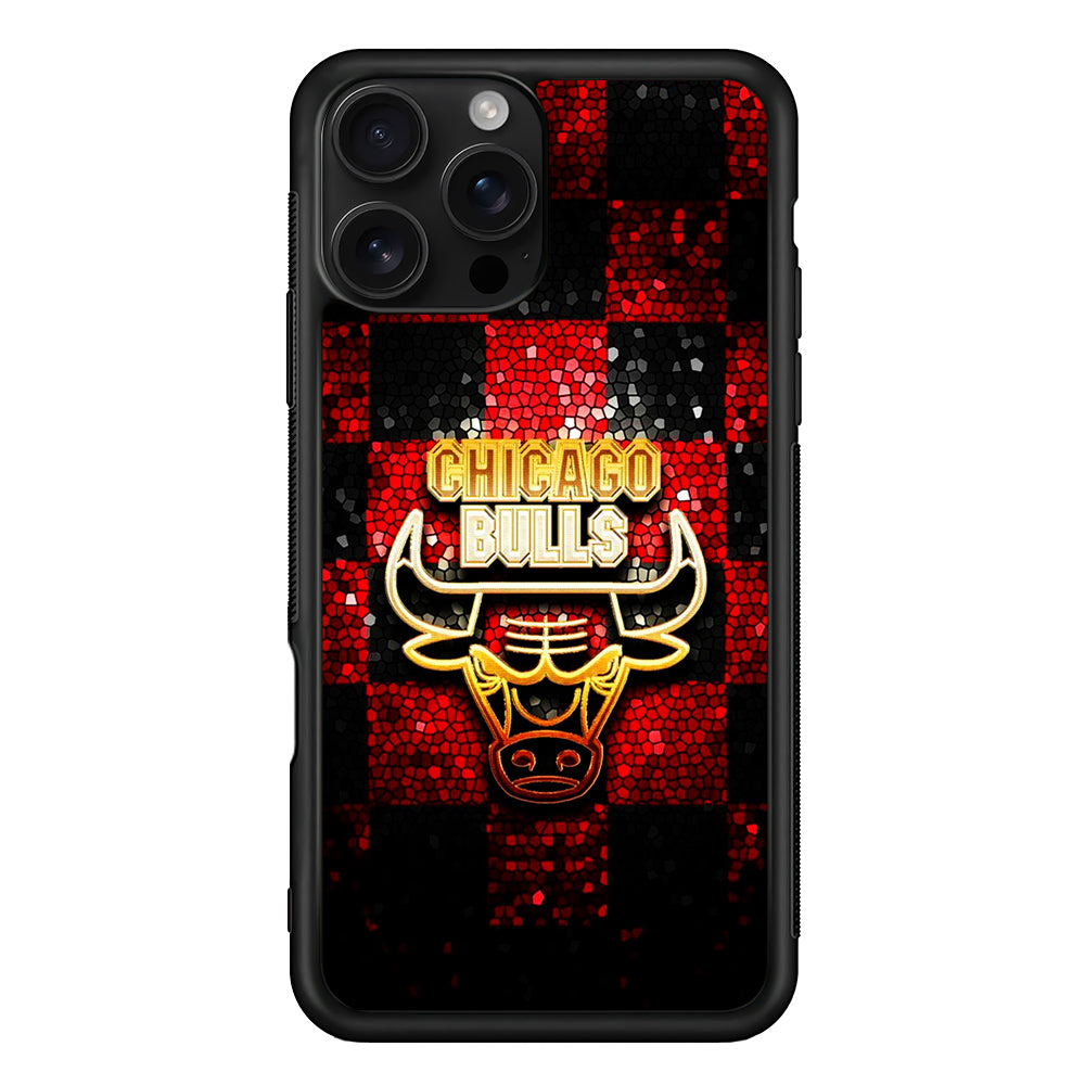Chicago Bulls Glitter iPhone 16 Pro Case | Durable Protective Case for iPhone 16 Pro