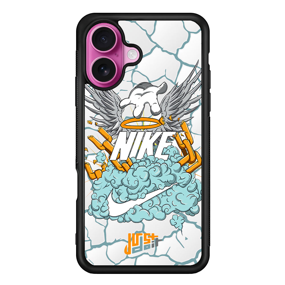 Nike Flying To The Paradise iPhone 17 Case - Slim Rubber Case for iPhone 17