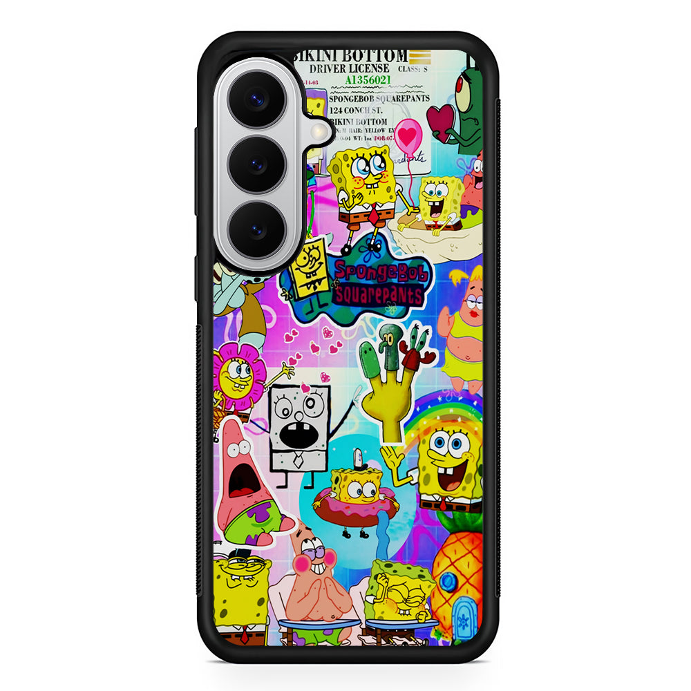 Spongebob and Friends Aesthetic Samsung Galaxy S26 Case | Protective Rubber Cover