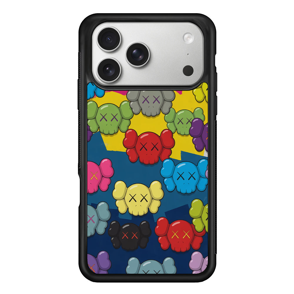 Kaws Pop Parade iPhone 17 Pro Case | Slim Rubber Case for iPhone 17 Pro