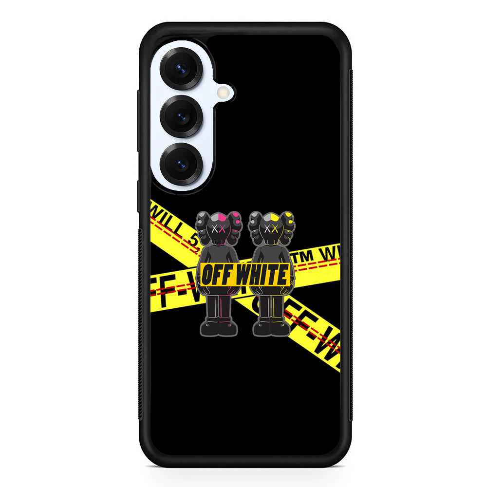 Kaws Twin Off White Samsung Galaxy S25 Plus Case | Slim Rubber Case for Samsung Galaxy S25 Plus