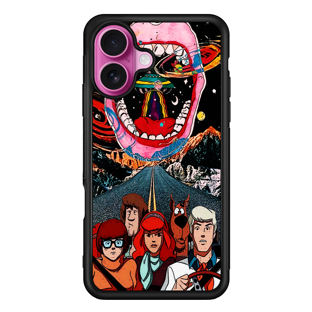 Scooby Doo Hippie Art iPhone 17 Case | Slim Protective Rubber Phone Cover