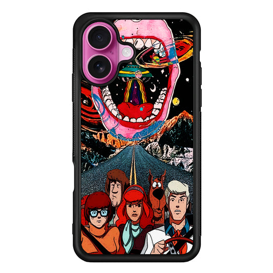 Scooby Doo Hippie Art iPhone 17 Case | Slim Protective Rubber Phone Cover