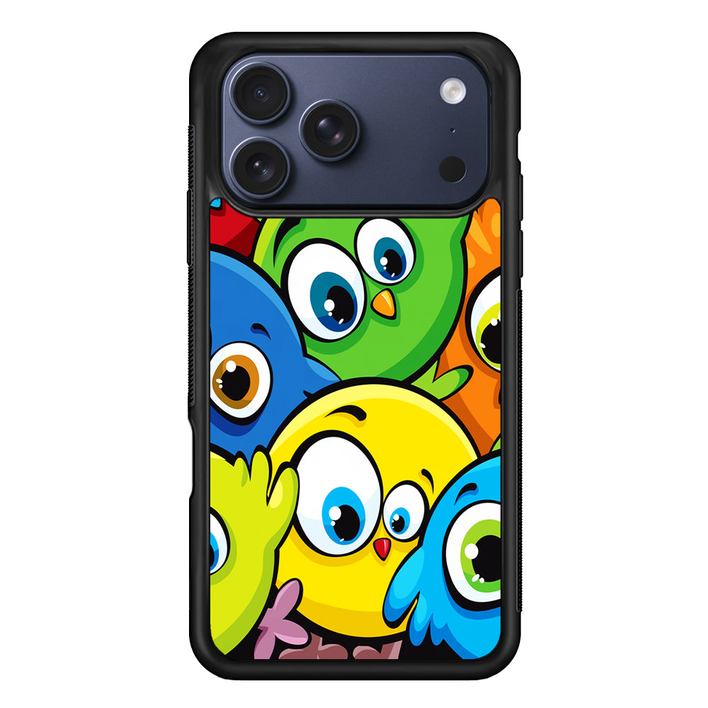Funny Cartoon Birds iPhone 17 Pro Max Case | Slim Protective Cover for iPhone 17 Pro Max