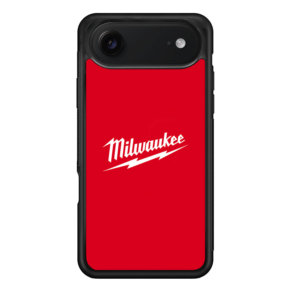 Milwaukee Tool Red Background iPhone 17 Air Case | Slim Rubber Case for iPhone 17 Air