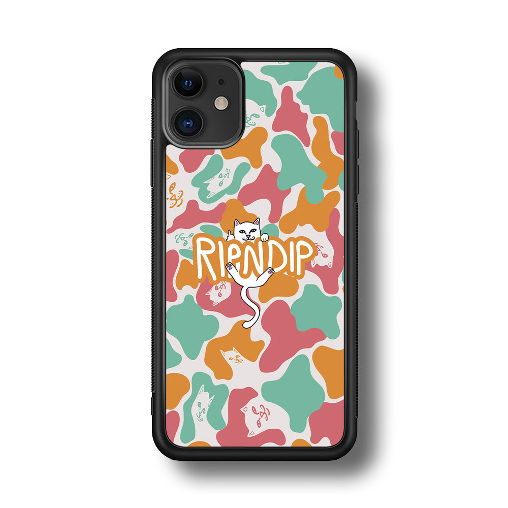 Rip N Dip Colorfull Camo iPhone 12 Case | Slim Rubber Case for iPhone 12