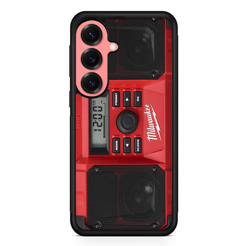 Milwaukee Tool Radio Samsung Galaxy S25 Case | Slim Rubber Case for Samsung Galaxy S25