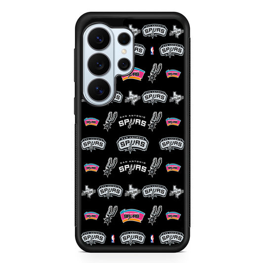 San Antonio Spurs Pattern Samsung Galaxy S26 Ultra Case | Protective Phone Cover
