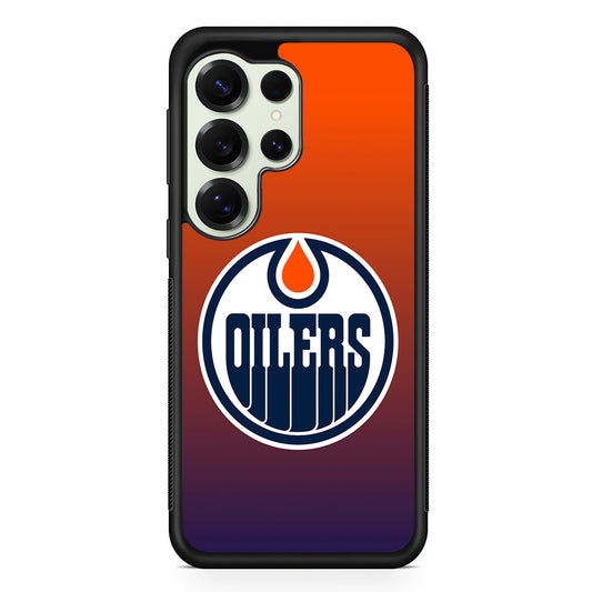 Edmonton Oilers Gradient Samsung Galaxy S25 Ultra Case | Durable Rubber Case for Samsung Galaxy S25 Ultra