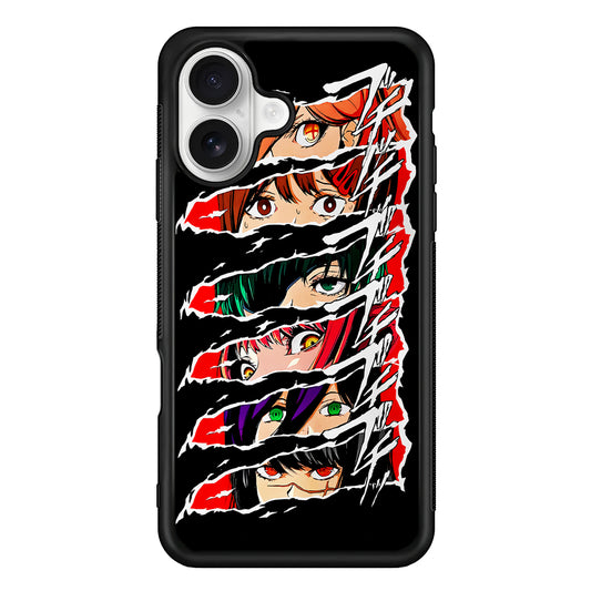 Persona 5 X Chainsaw Man iPhone 16 Plus Case | Durable Protective Rubber Cover