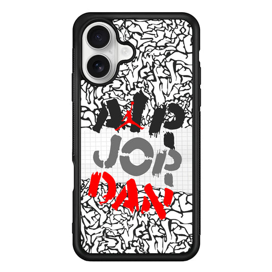 Air Jordan Drop The Paintbrush iPhone 16 Plus Case – Slim Fit Protective Phone Case
