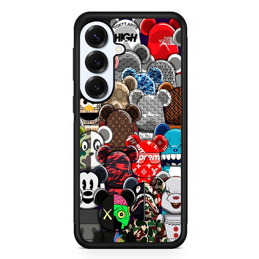 Bearbrick Iconic Brand Design Samsung Galaxy S25 Plus Case | Slim Rubber Case for Samsung Galaxy S25 Plus