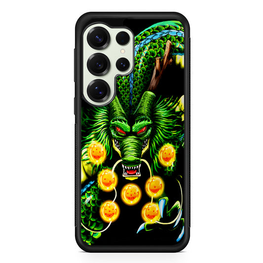 Shenron Dragon Ball Z Black Samsung Galaxy S25 Ultra Case | Durable Rubber Case for Samsung Galaxy S25 Ultra