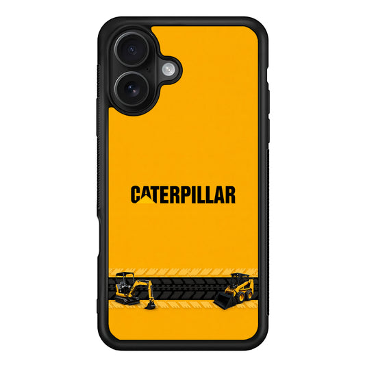 Caterpillar Unstoppable Power iPhone 16 Case | Slim Rubber Case for iPhone 16
