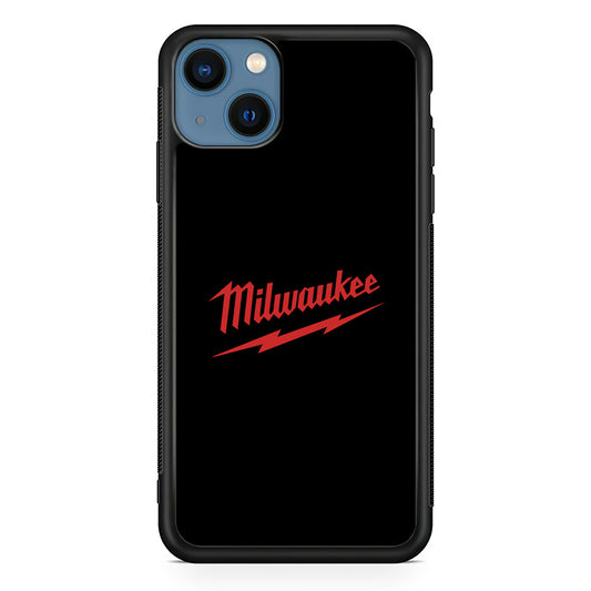 Milwaukee Tool Black Background iPhone 13 Case | Slim Rubber Case for iPhone 13