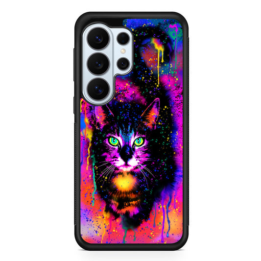 Cute Rainbow Cat Painting Samsung Galaxy S26 Ultra Case | Protective Phone Cover