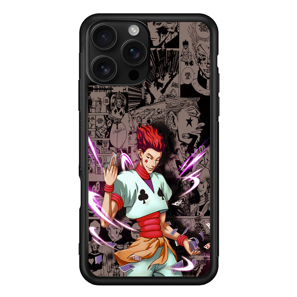 Hisoka Hunter x Hunter Comic iPhone 16 Pro Case | Durable Protective Case for iPhone 16 Pro
