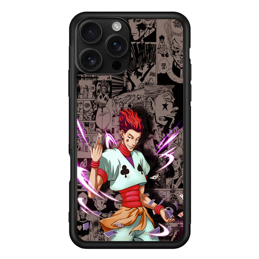 Hisoka Hunter x Hunter Comic iPhone 16 Pro Case | Durable Protective Case for iPhone 16 Pro