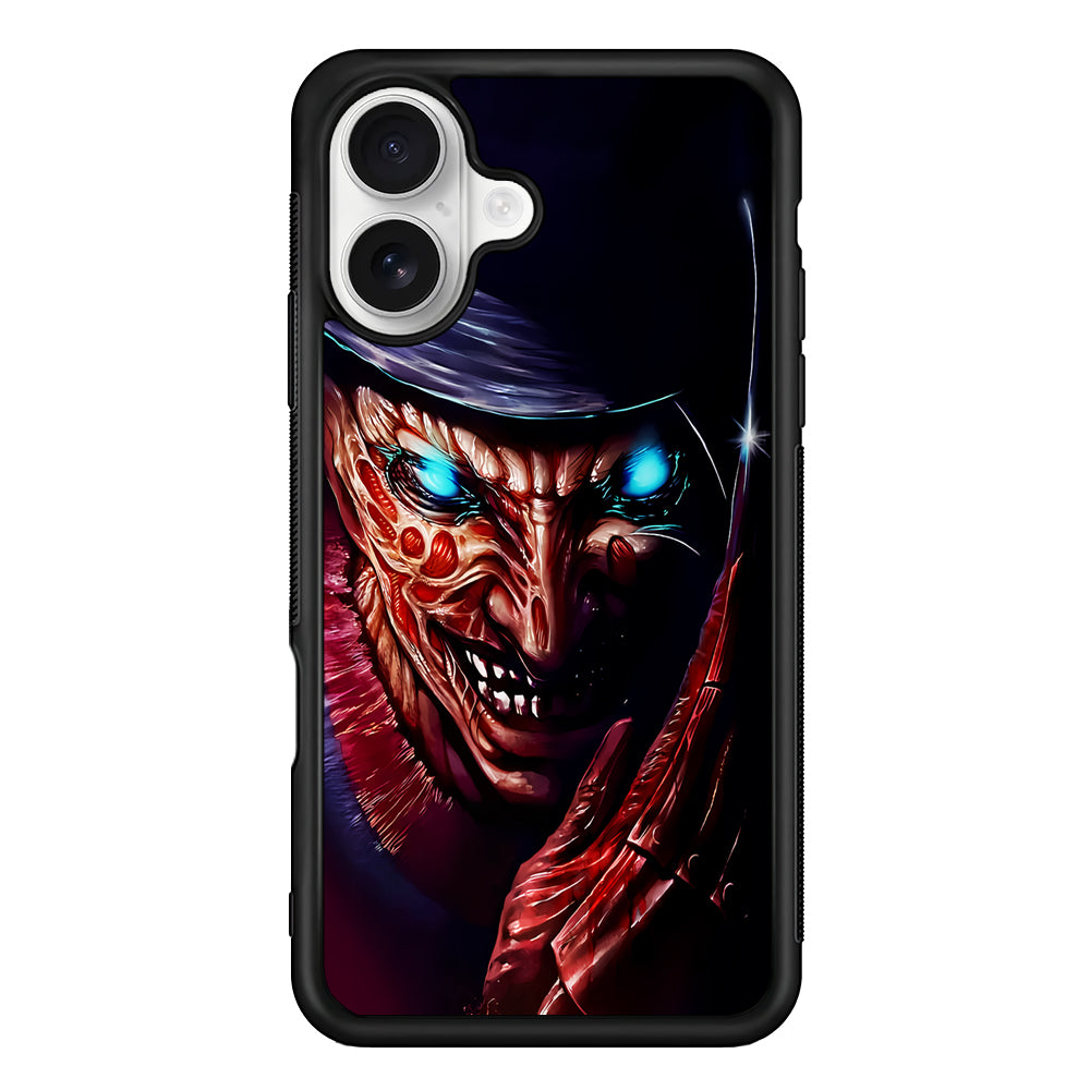 Freddy Krueger A Nightmare iPhone 16 Plus Case | Durable Protective Rubber Cover