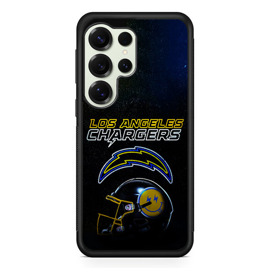 Los Angeles Chargers Helmet Samsung Galaxy S25 Ultra Case | Durable Rubber Case for Samsung Galaxy S25 Ultra