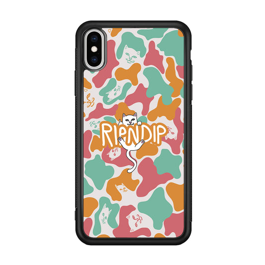 Rip N Dip Colorfull Camo iPhone Xs Max Case | Slim Rubber Case for iPhone Xs Max