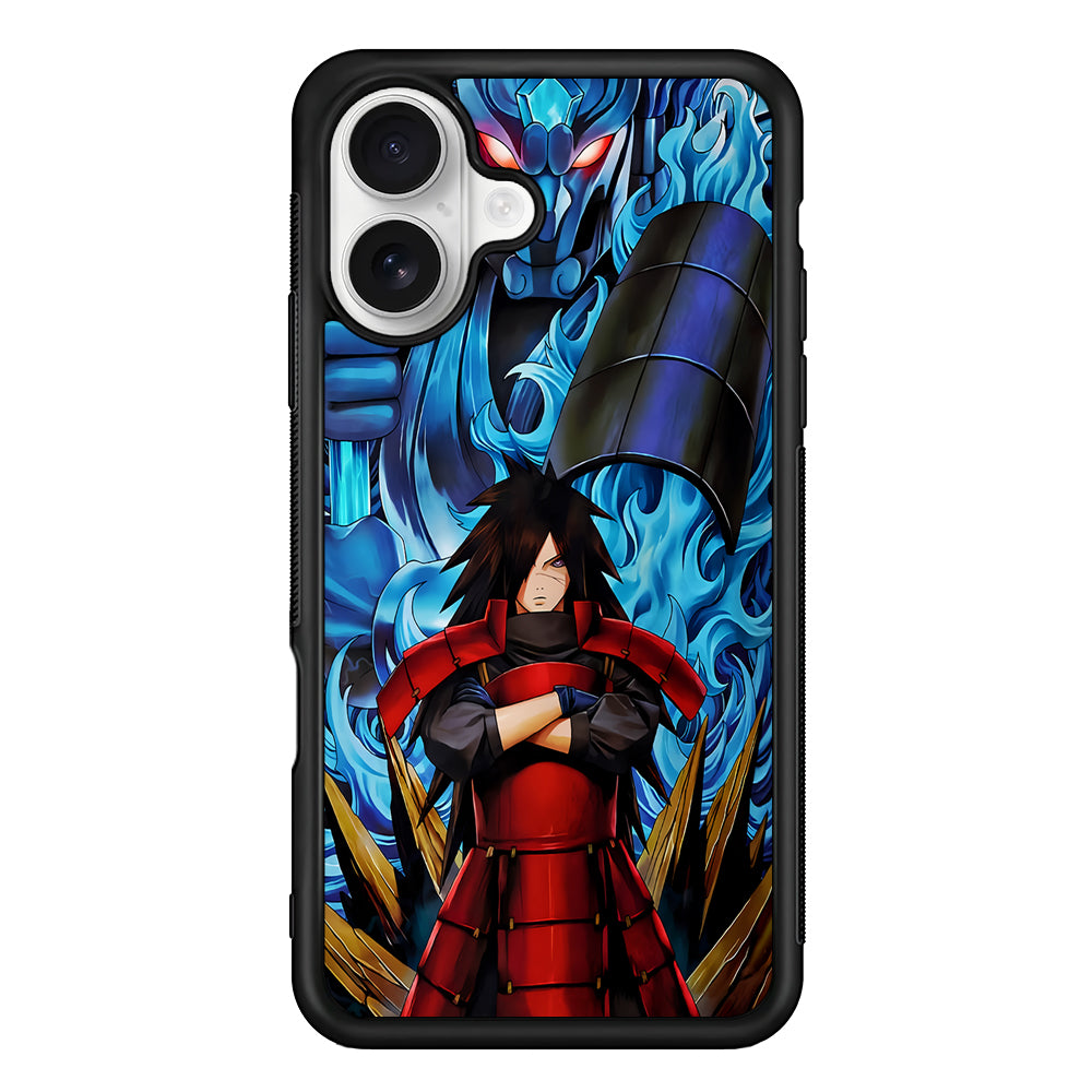 Madara Uchiha Susanoo iPhone 16 Plus Case | Durable Protective Rubber Cover