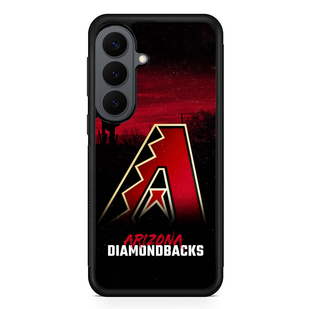 Arizona Diamondbacks Logo Samsung Galaxy S26 Plus Case | Slim Rubber Case for Samsung Galaxy S26 Plus